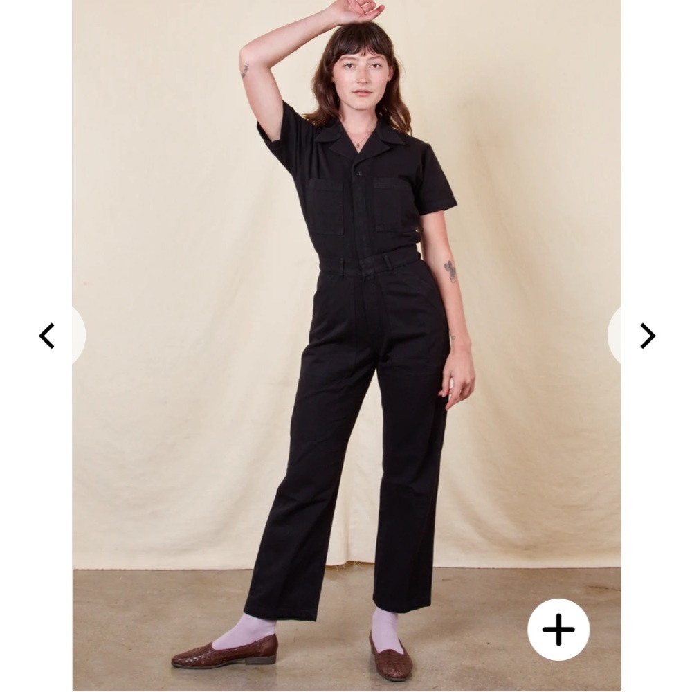Big Bud Press short sleeve jumpsuit black XS